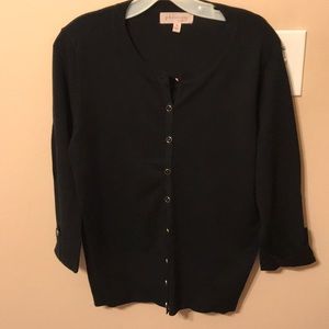 Black cardigan